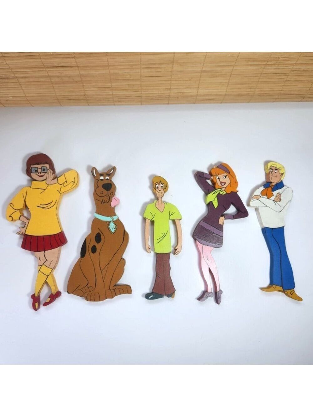 Scooby Doo Wooden Cutouts Wall Hangings Daphne Velma Shaggy Fred Scooby - Picture 2 of 9